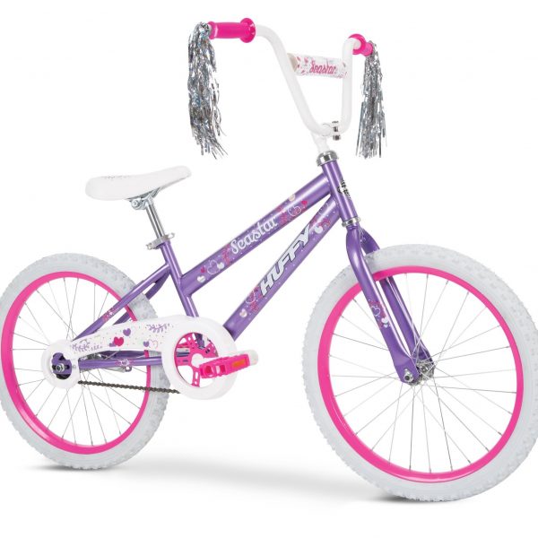 Bicicleta niña sea stars. Purpura. Marca Huffy 1