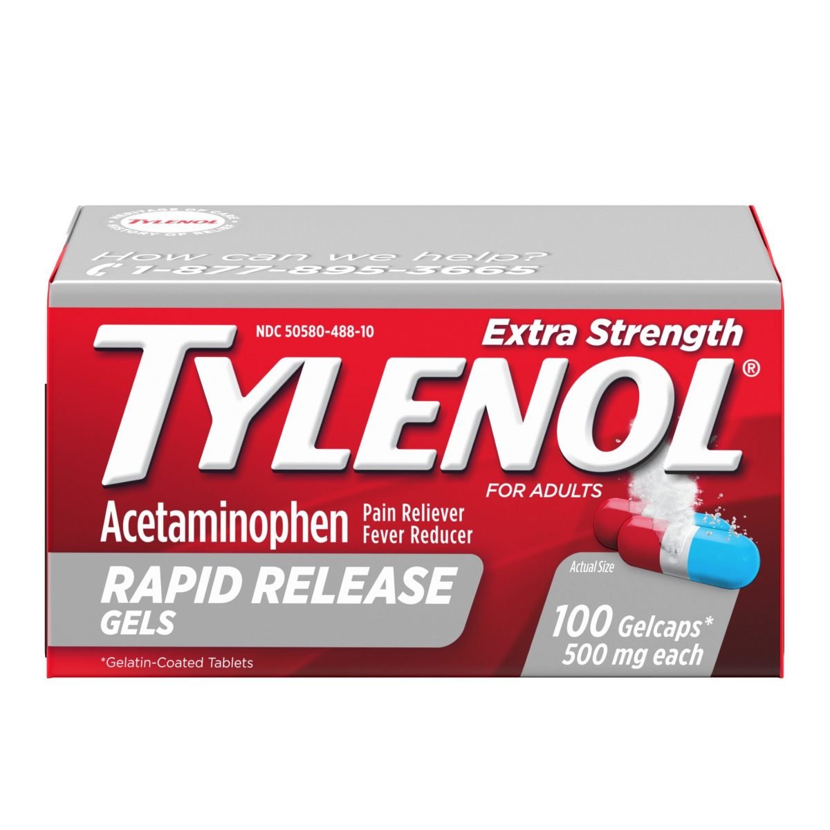 Tylenol con acetaminofen 1