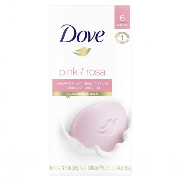 Jabón Dove Pink Beauty, 6 barras